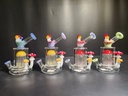 GLASS WATER PIPE HY-089 Y ASSORTED COLORS