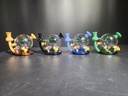 GLASS WATER PIPE WCG30-0222 Y ASSORTED COLORS