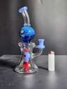 GLASS WATER PIPE HY-074 ASSORTED COLORS