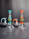 GLASS WATER PIPE EG-22 ASSORTED COLORS