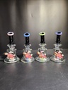 GLASS WATER PIPE ES-81431 ASSORTED COLORS