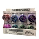 D&K DENGKE HERB GRINDER SKULL-PATTERN DESIGNS BOX OF 24