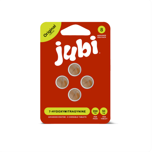 JUBI 50MG 7-HYDROXY ADVANCED KRATOM TABLETS BLISTER 4CT