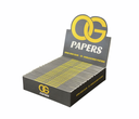 OG PAPERS KING SIZE SLIM UNBLEACHED PAPERS 25PC/1CT [1CT/00BX]