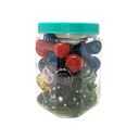 2.5INCH COLOR PIPE JAR OF 15