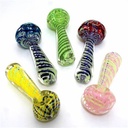 2INCH ISO GLASS HAND PIPE ASSORTED COLOR AND DESIGN