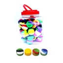 SILICONE SAFE CAN MINI SOLID SWIRLS IN A JAR 70PC #30393