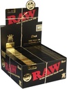 RAW BLACK KINGSIZE SLIM ROLLING PAPER 32CT BOX OF 50