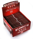 ELEMENTS RED KINGSIZE SLIM ROLLING PAPER+TIPS CONNOISSEUR BOX OF 24 [1CT/00BX]