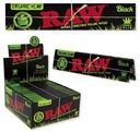 RAW BLACK ORGANIC HEMP KING SIZE 32PC/1C