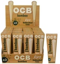 OCB BAMBOO KING UNBLEACHED CONE 3CT BOX OF 32