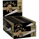 ZIG ZAG KINGSIZE CONES 3CT BOX OF 24 [1CT/00BX]